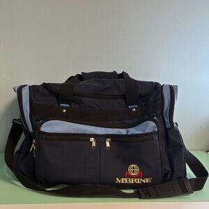 McBrine Navy & Blue Duffel Bag, Gym Bag, Sports Bag, Luggage Bag